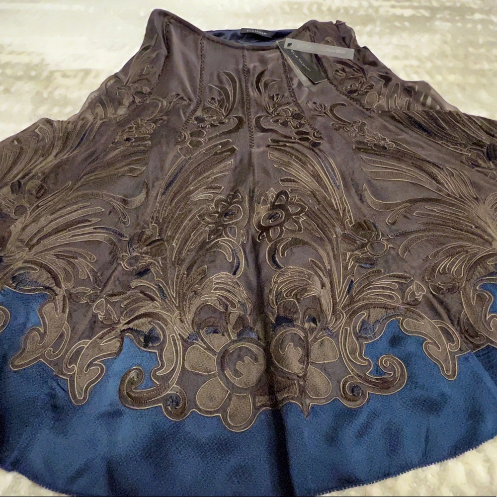 ***NWT*** Elie Tahari Mara Skirt in Pumpernickel